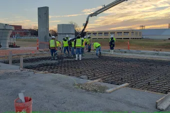 slab pour