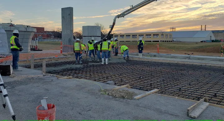 slab pour